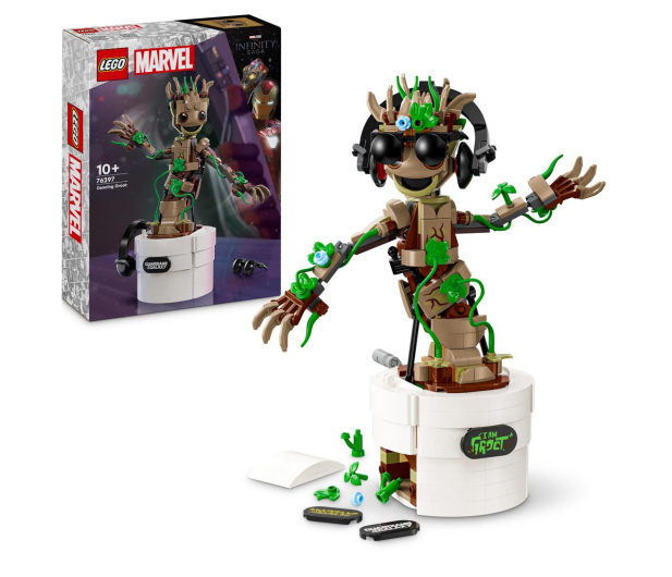 LEGO 76297 Tańczący Groot - 1266185 - zdjęcie 2